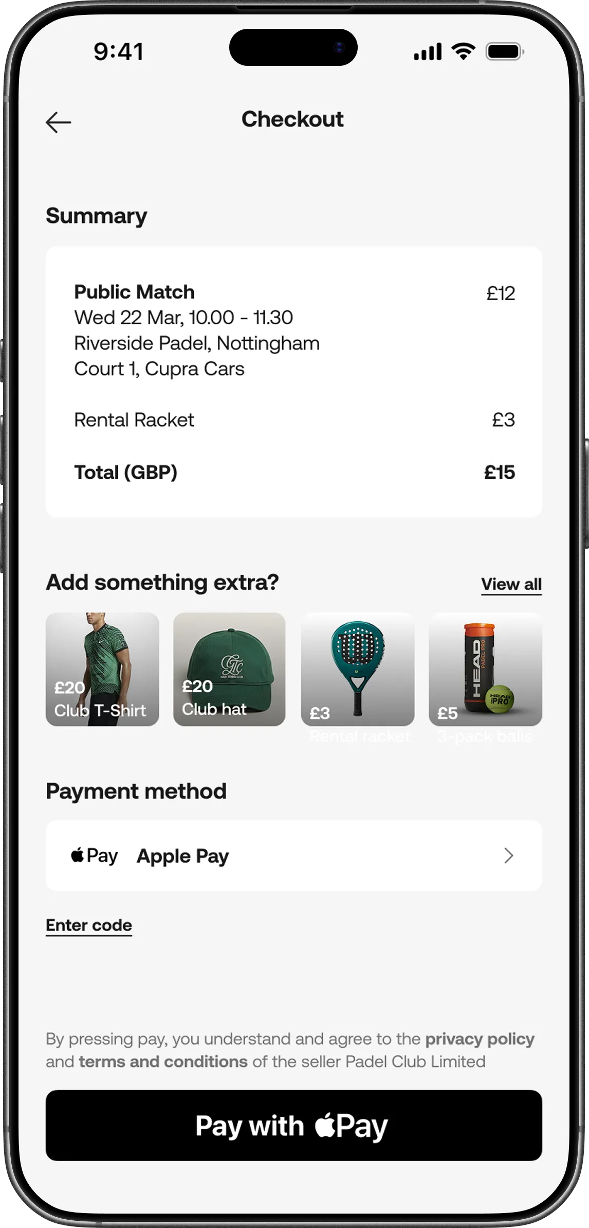 Add-ons inuti din checkout