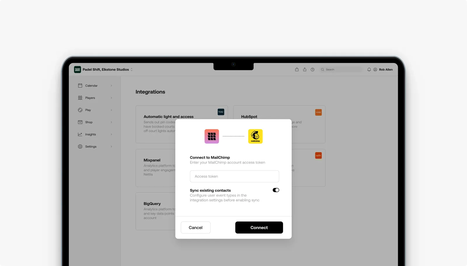 Connect Nettla with Mailchimp marketing