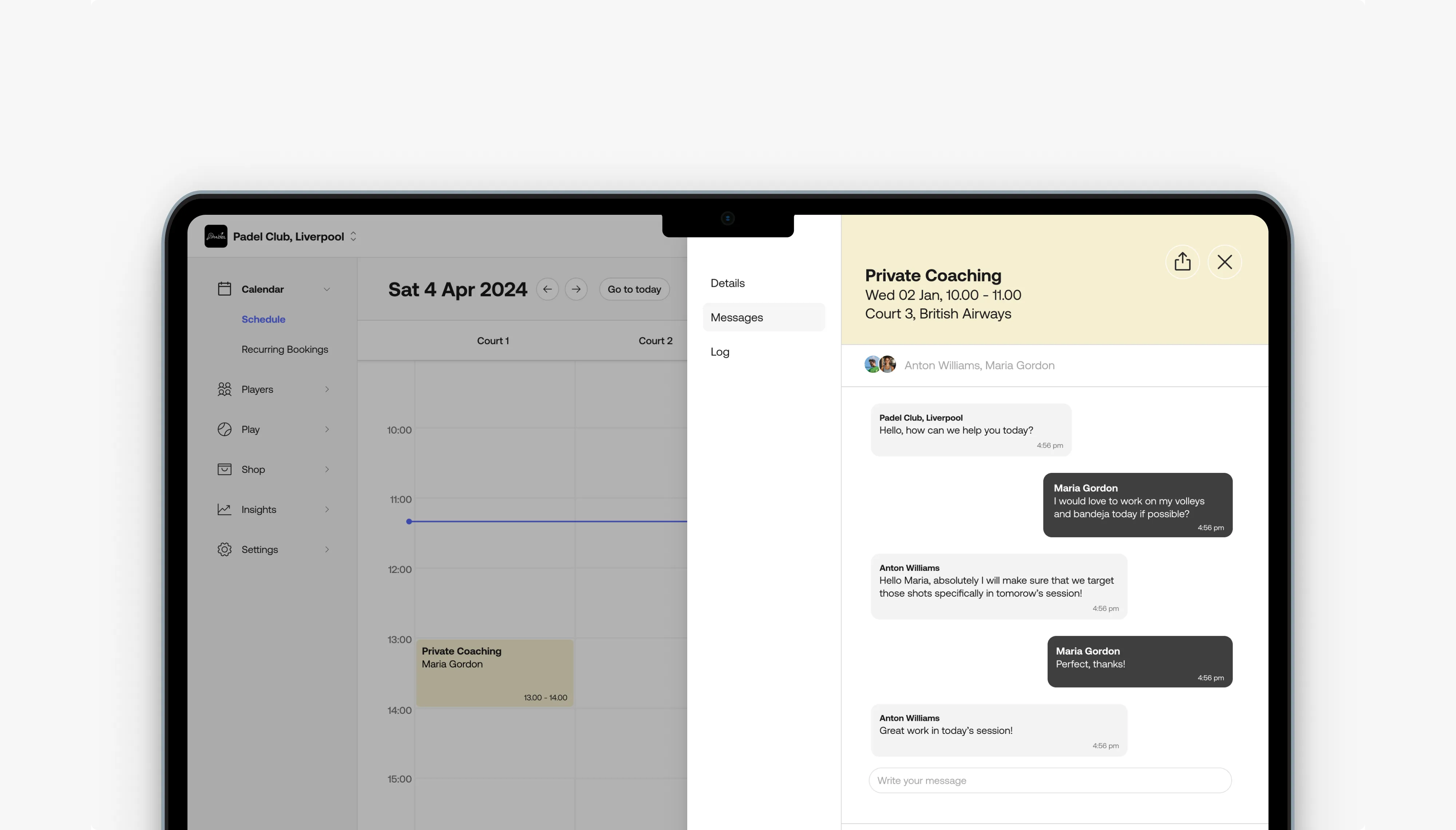Player x Coach Communication